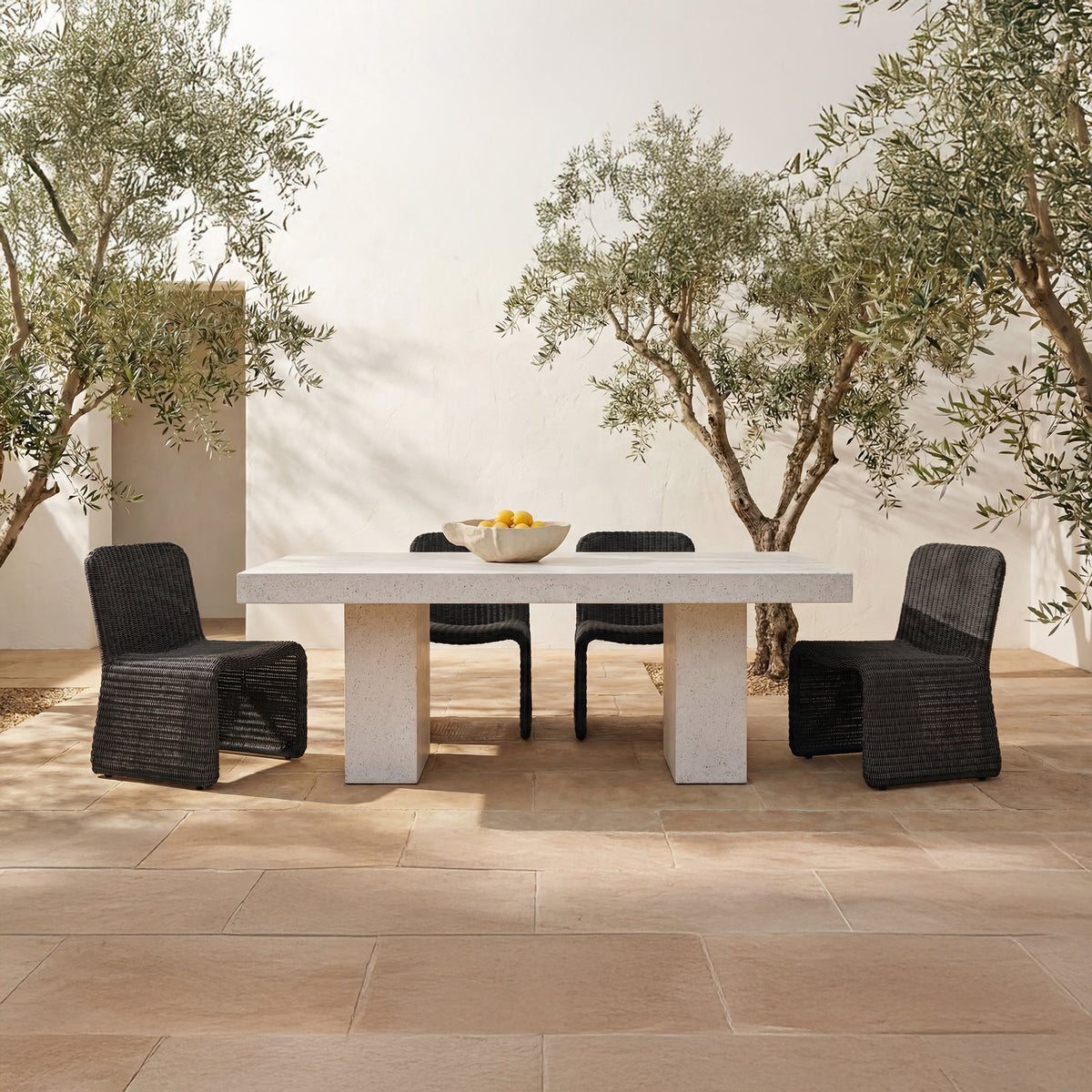Ella Charcoal Outdoor Dining Chair (Set of 2) - Ornate Home