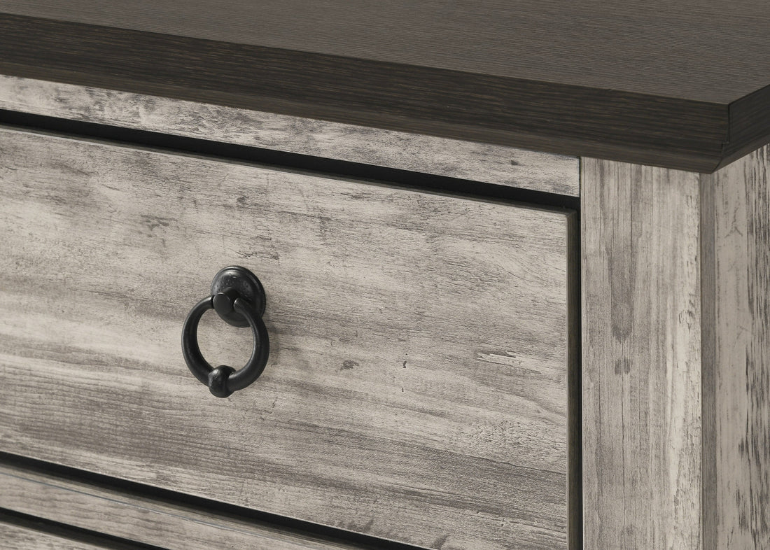 Ella-Mae Gray/Brown Dresser - Ornate Home