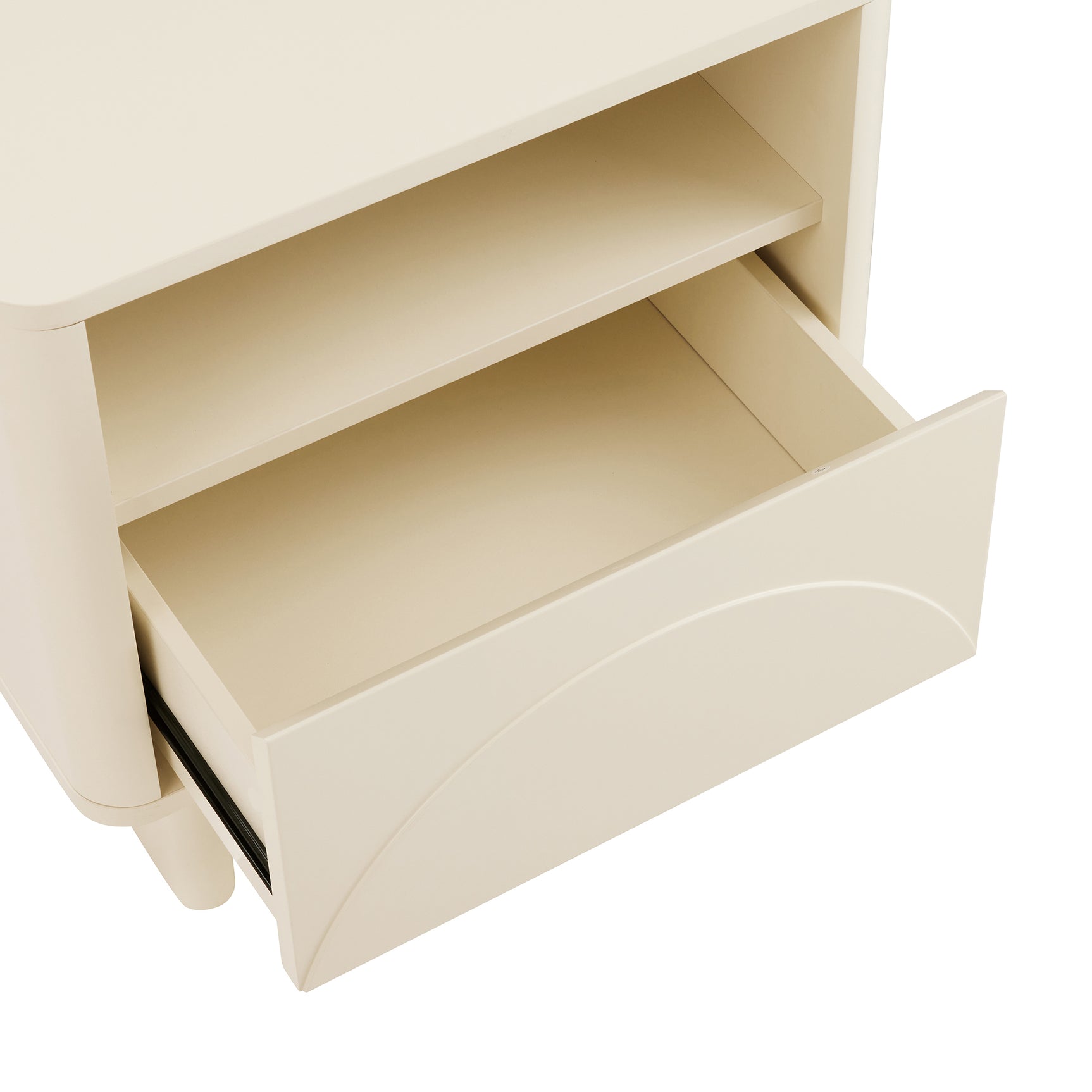 Ella Nightstand in Cream - Ornate Home