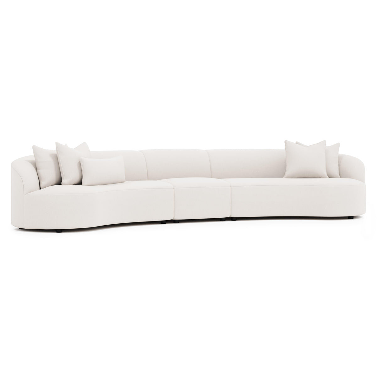 Elle Ivory Sectional - Ornate Home