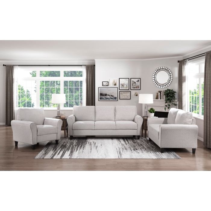 Ellery Sand Loveseat - Ornate Home
