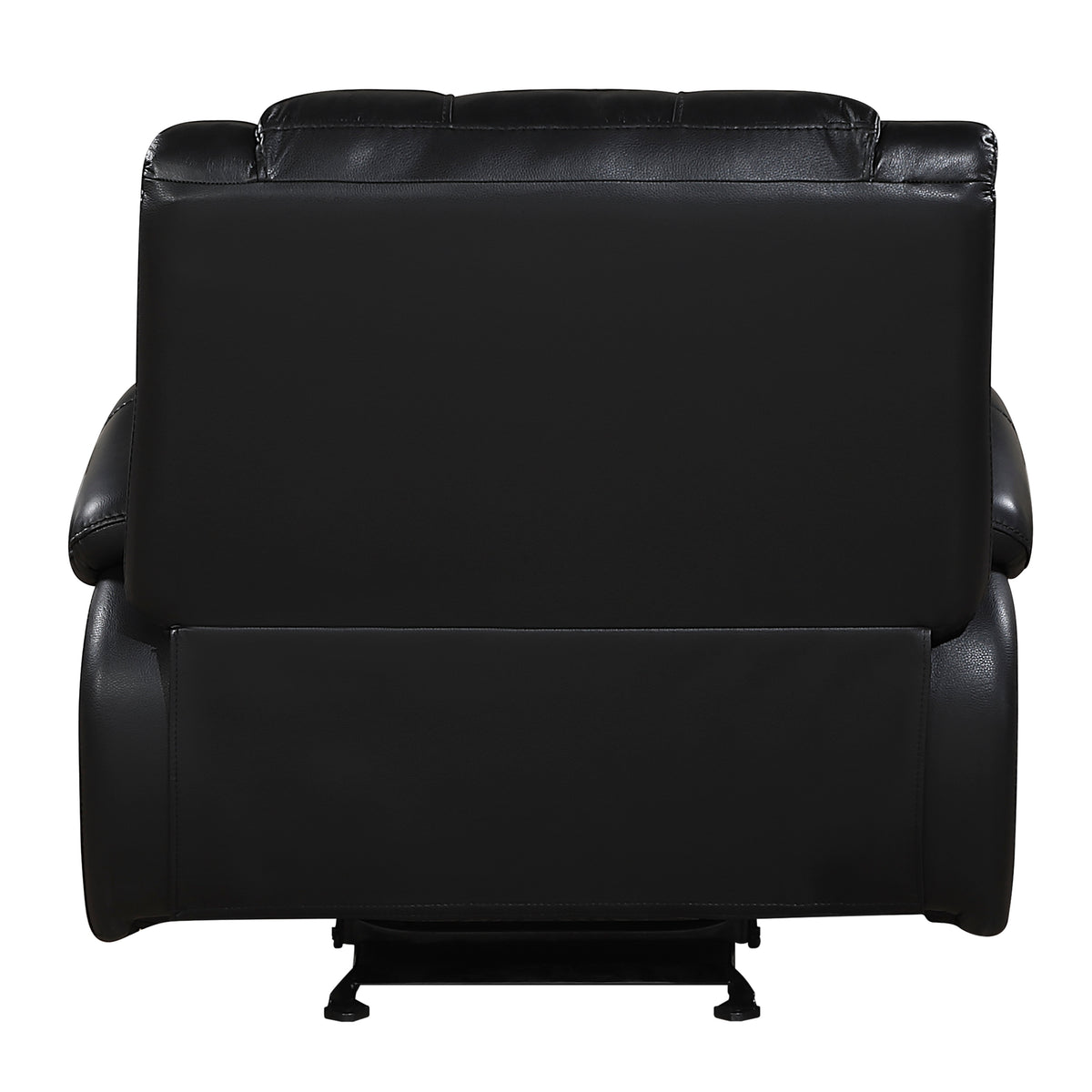 Ellicott Black Glider Reclining Chair - Ornate Home