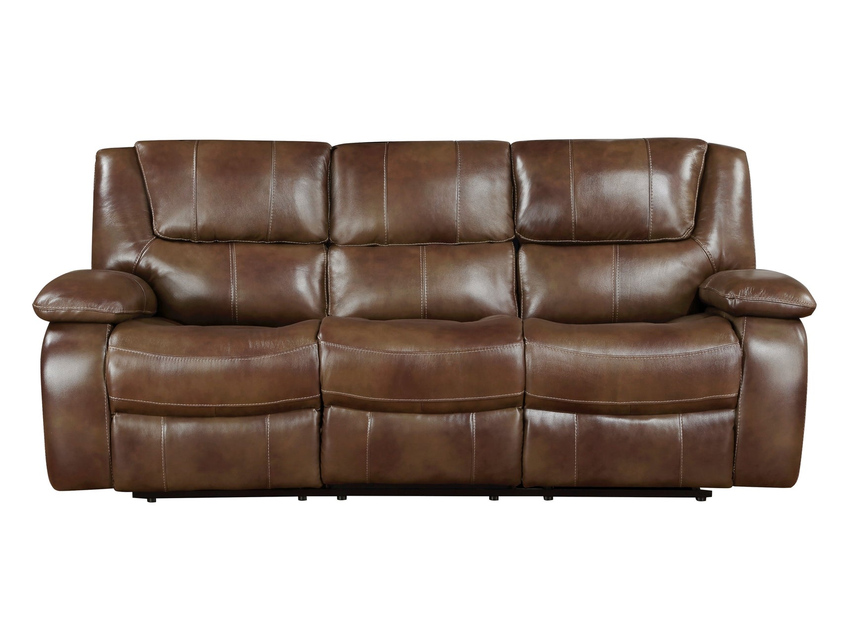 Ellicott Brown Double Reclining Sofa - Ornate Home
