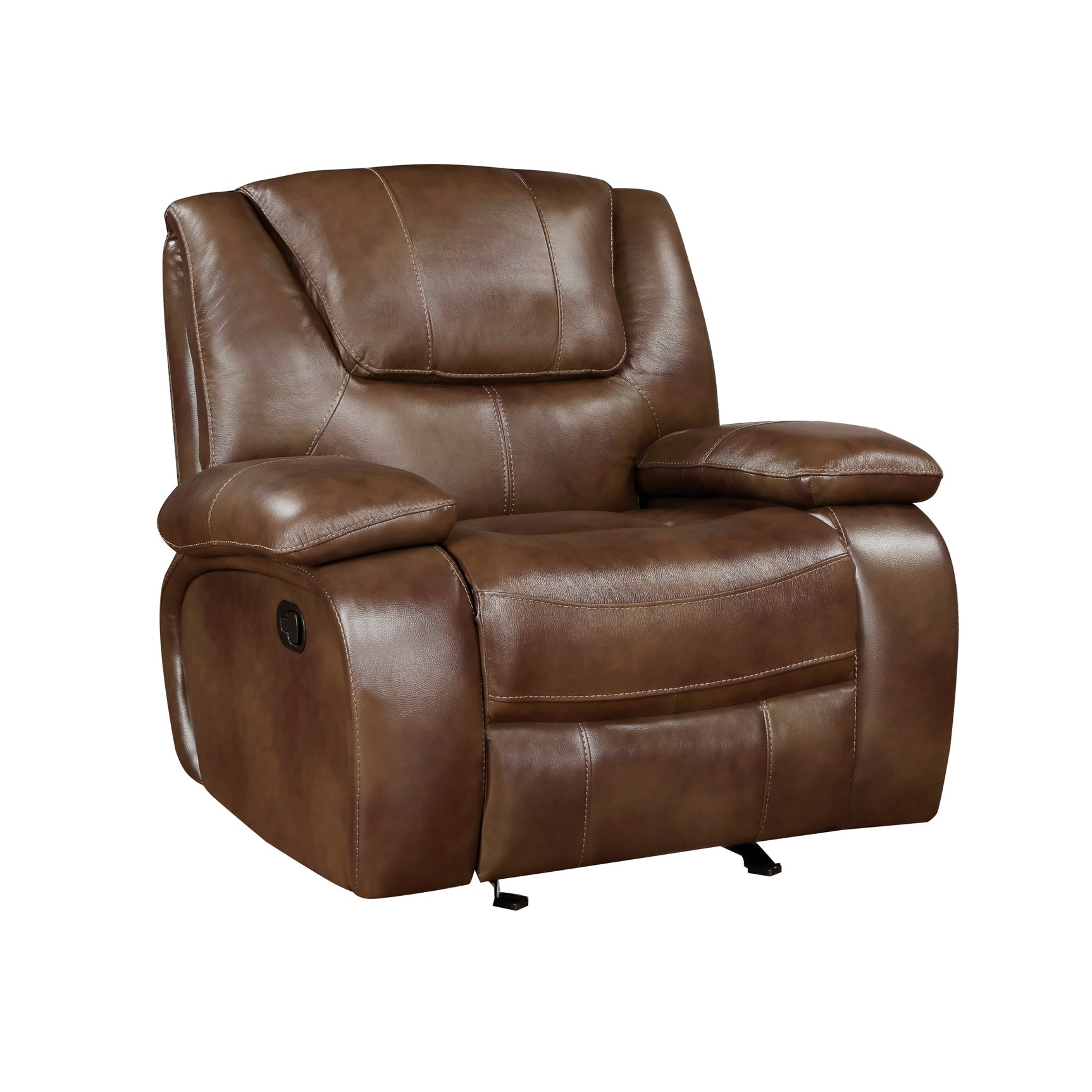 Ellicott Brown Glider Reclining Chair - Ornate Home
