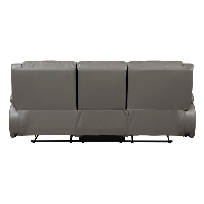 Ellicott Gray Double Reclining Sofa - Ornate Home