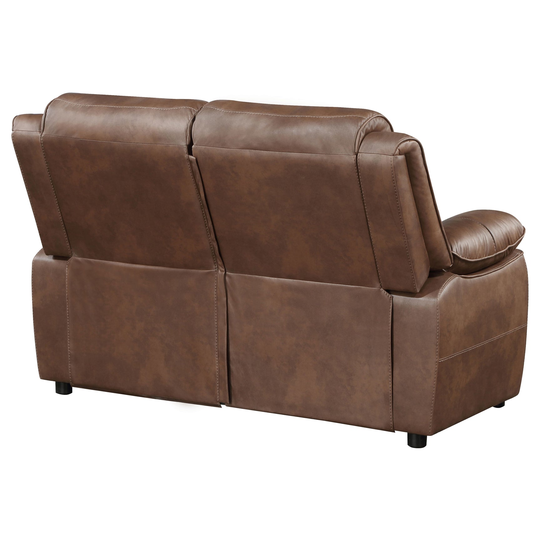Ellington Dark Brown Loveseat - Ornate Home