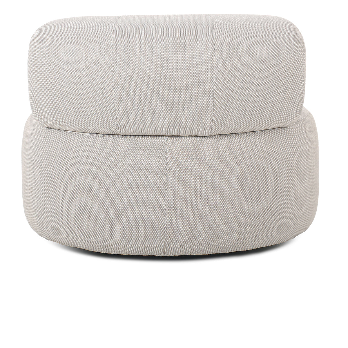 Ellis Light Gray Outdoor Swivel Lounge Chair - Ornate Home