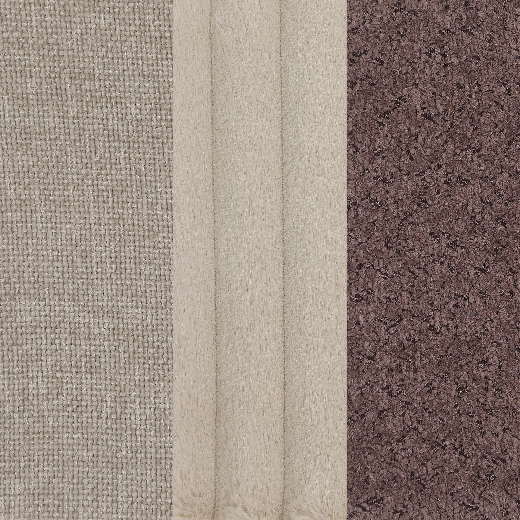 Ellorie Beige Channel Back Curved Sofa - Ornate Home