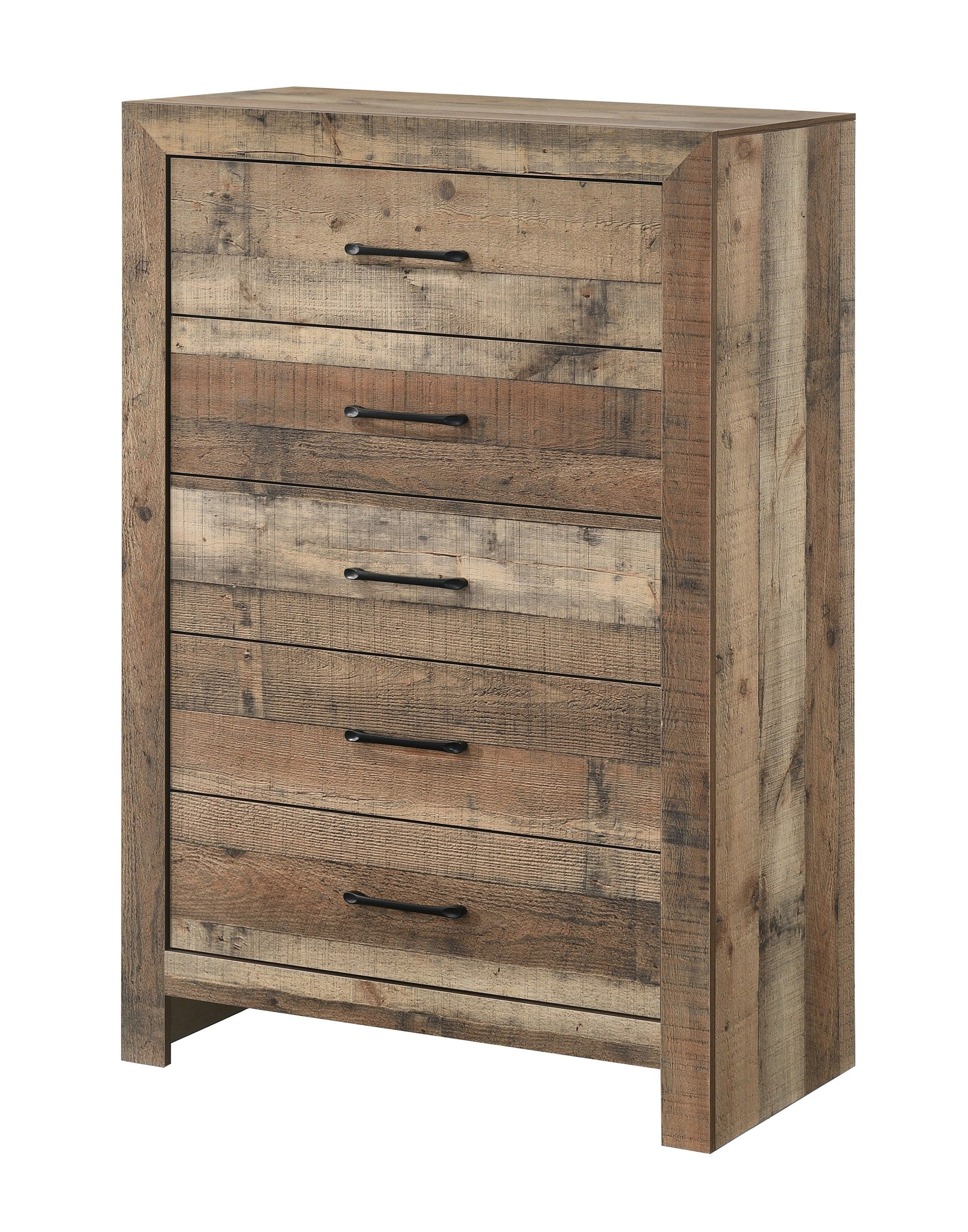 Elmer Natural Panel Bedroom Set - Ornate Home