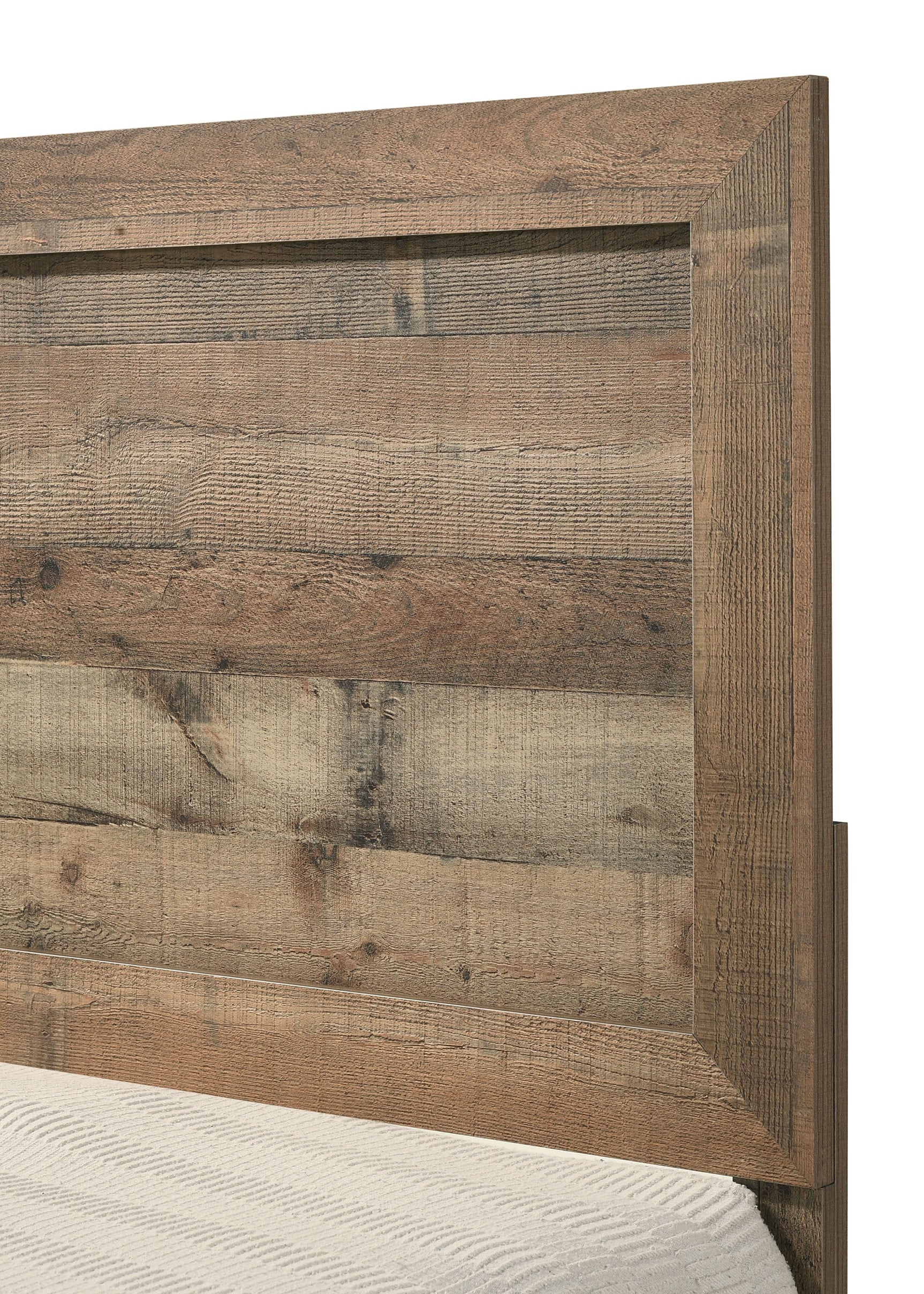 Elmer Natural King Panel Bed - Ornate Home