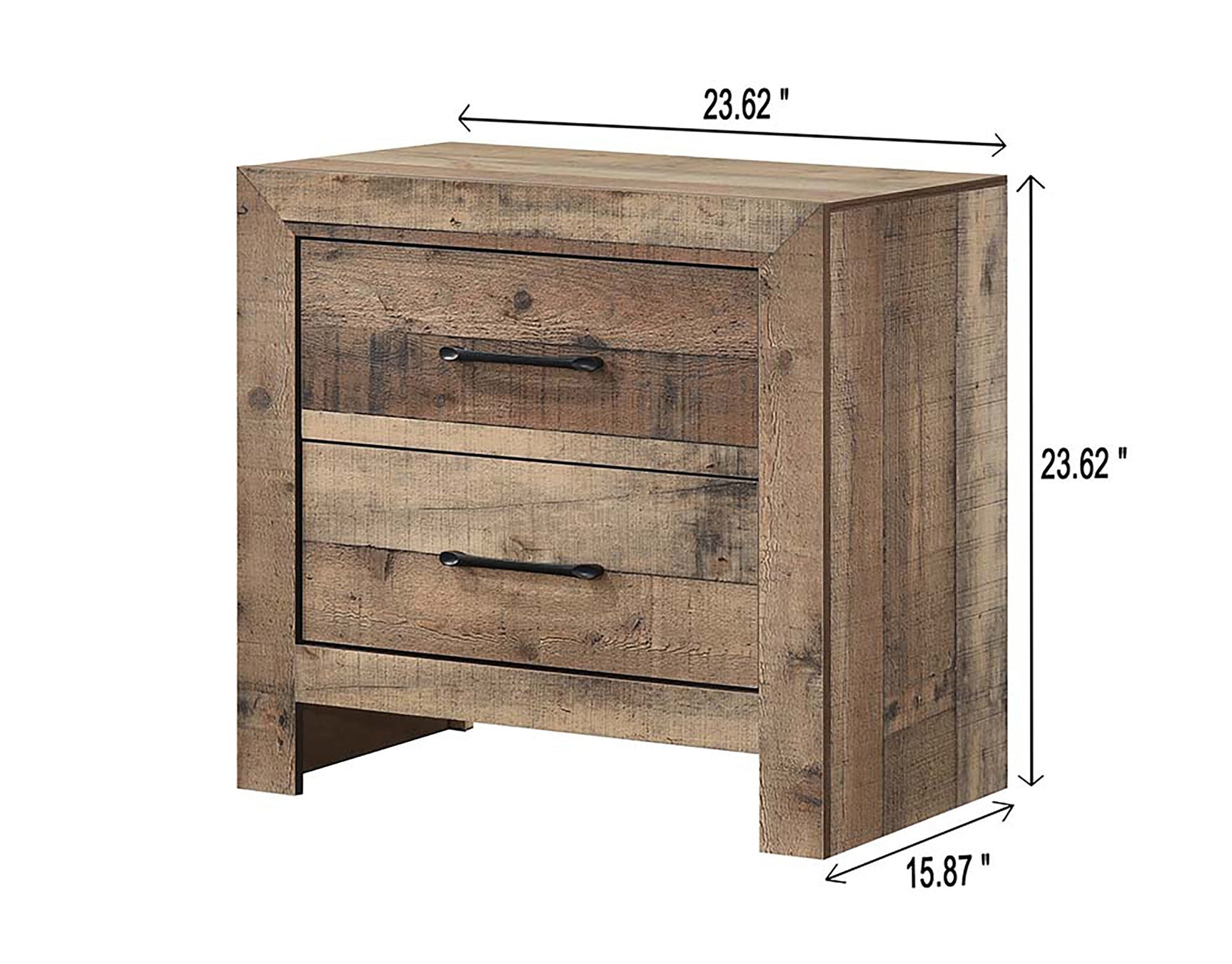 Elmer Natural Panel Bedroom Set - Ornate Home