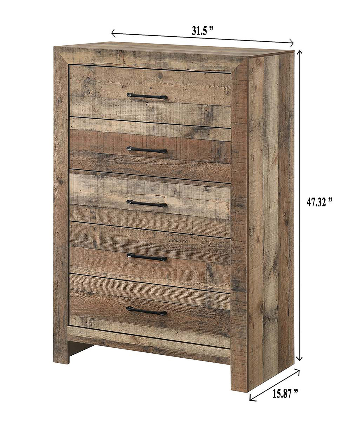 Elmer Natural Chest - Ornate Home