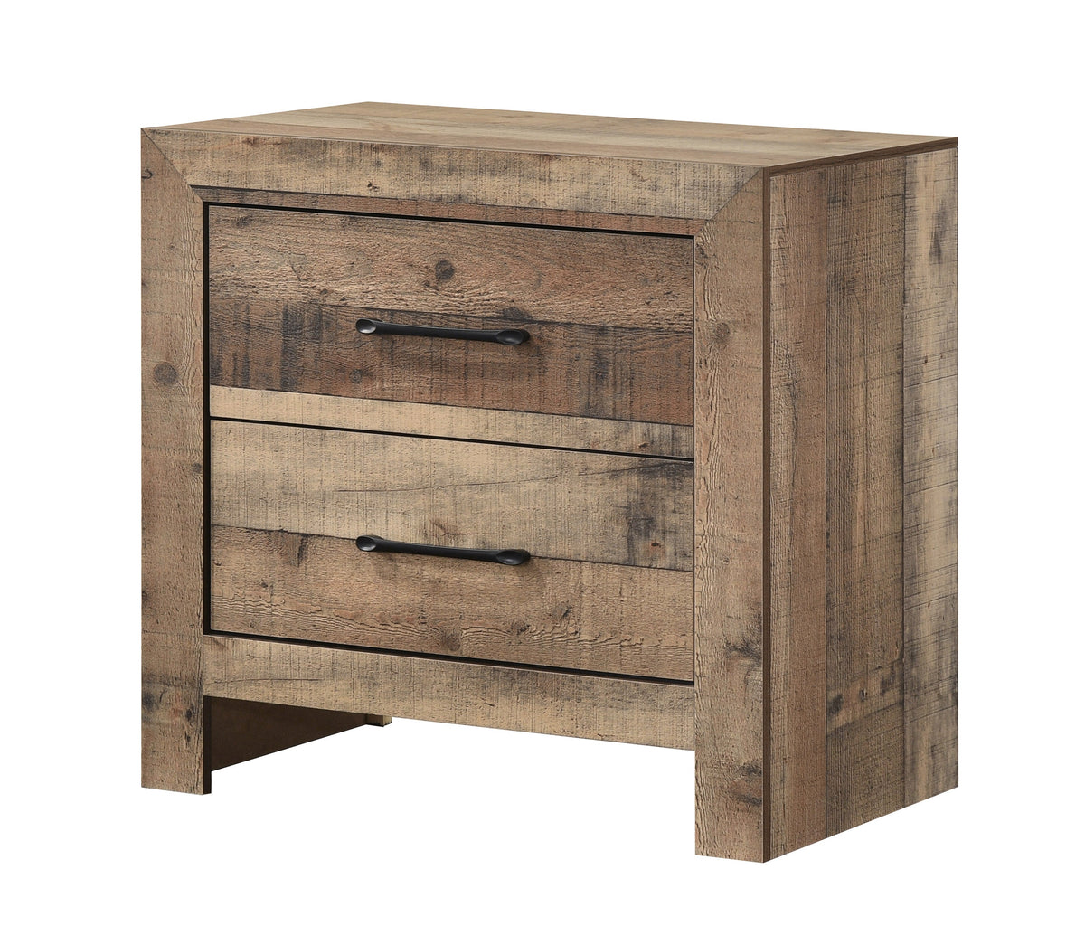Elmer Natural Panel Bedroom Set - Ornate Home