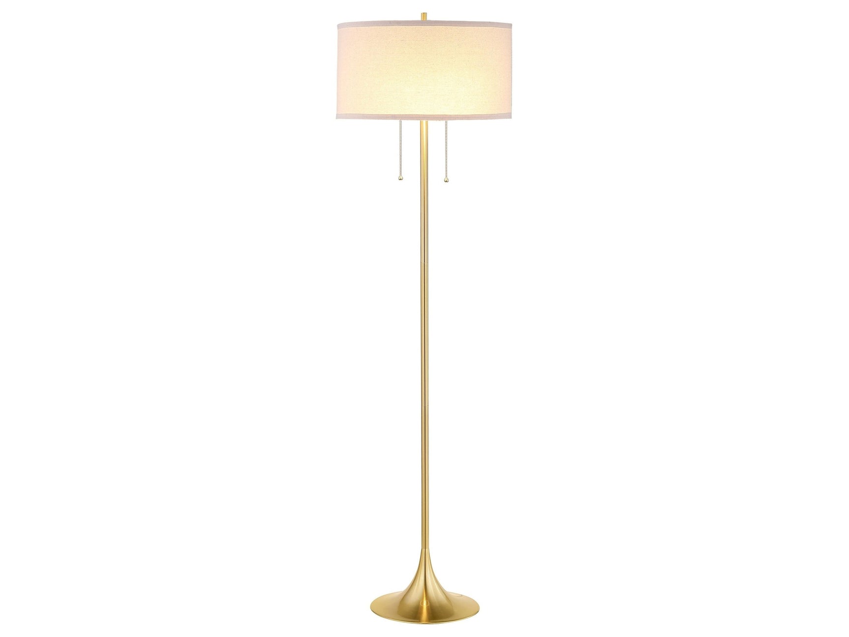 Elmira Beige Floor Lamp - Ornate Home