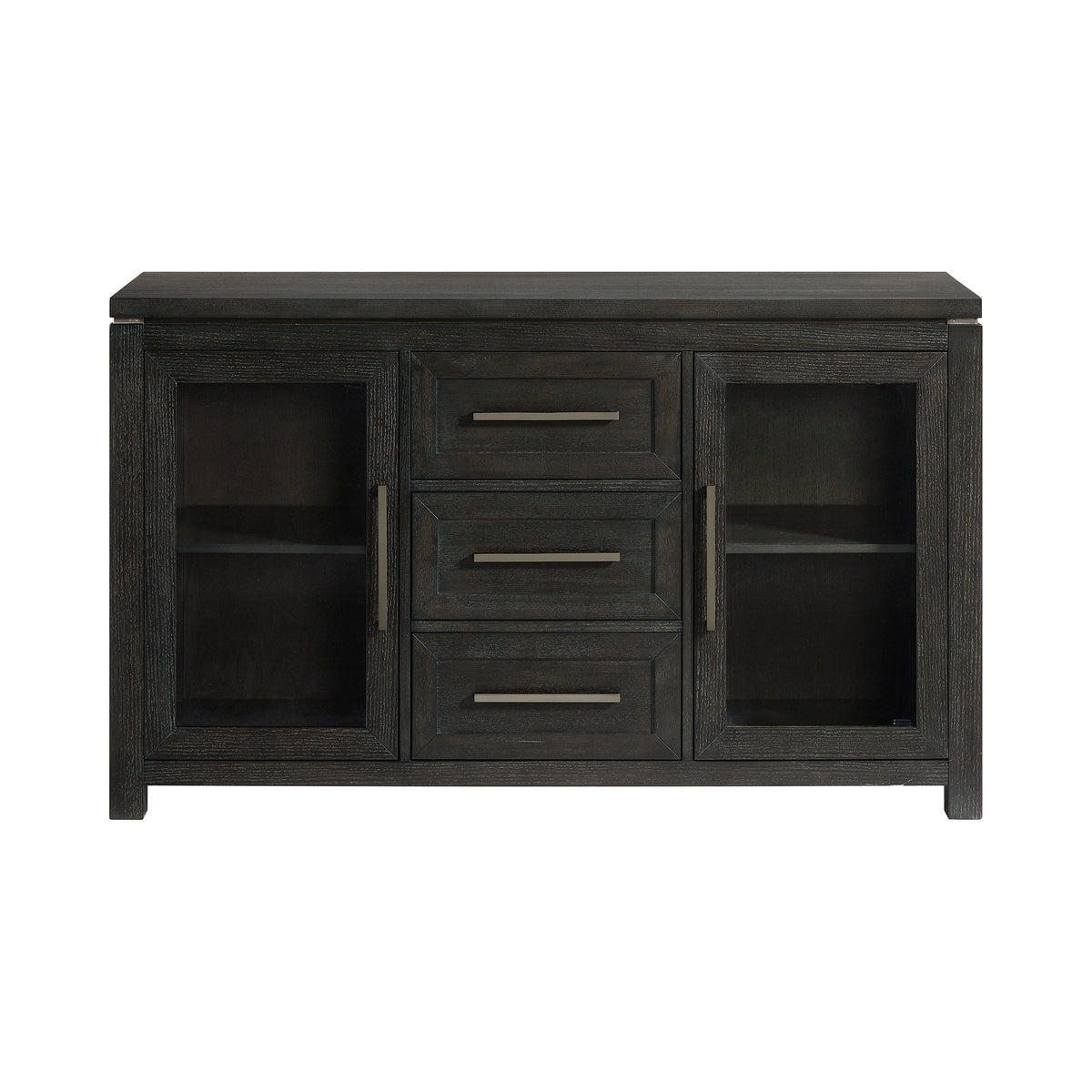 Elodie Charcoal Server - Ornate Home