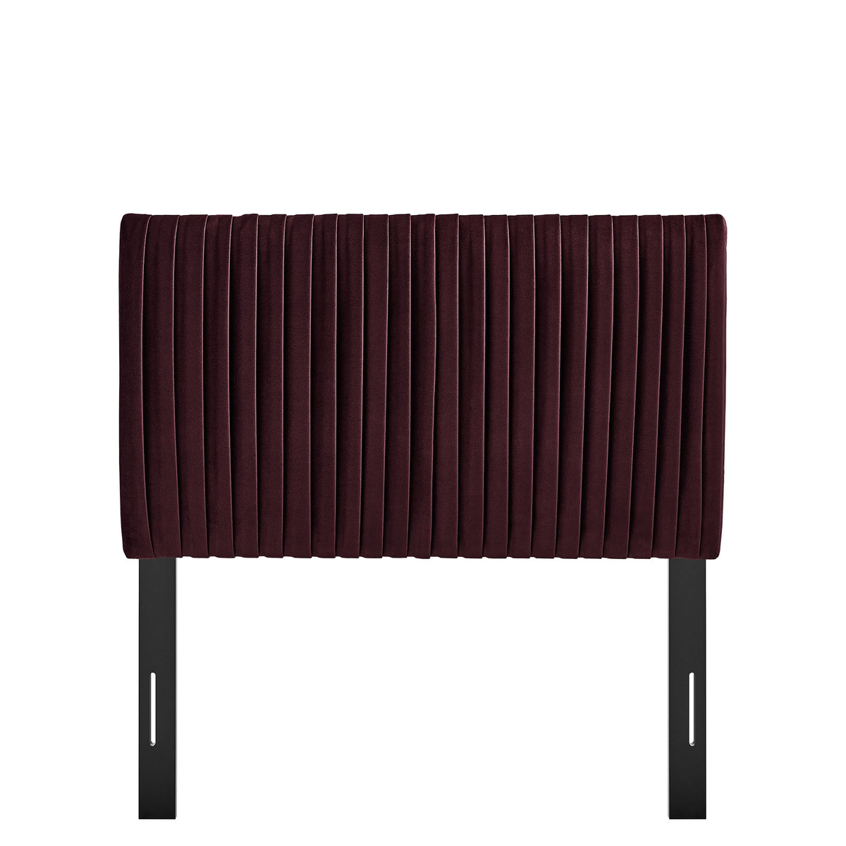 Eloise Mulberry Stain-Resistant Performance Velvet Twin Headboard - Ornate Home