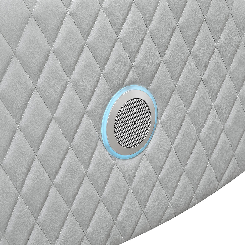 Elonzo Light Gray Power Motion Recliner - Ornate Home