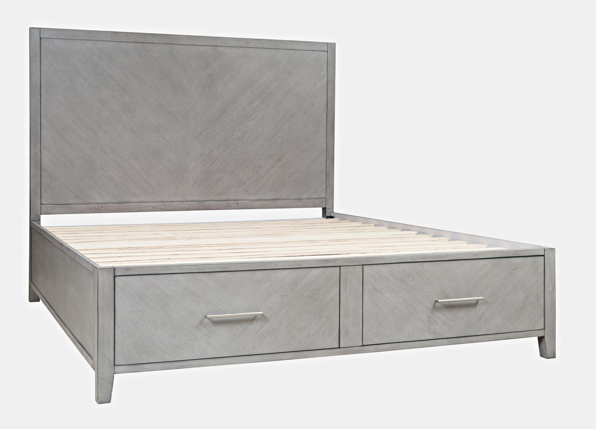 Eloquence Stone 3-Piece Queen Storage Bedroom Set - Ornate Home