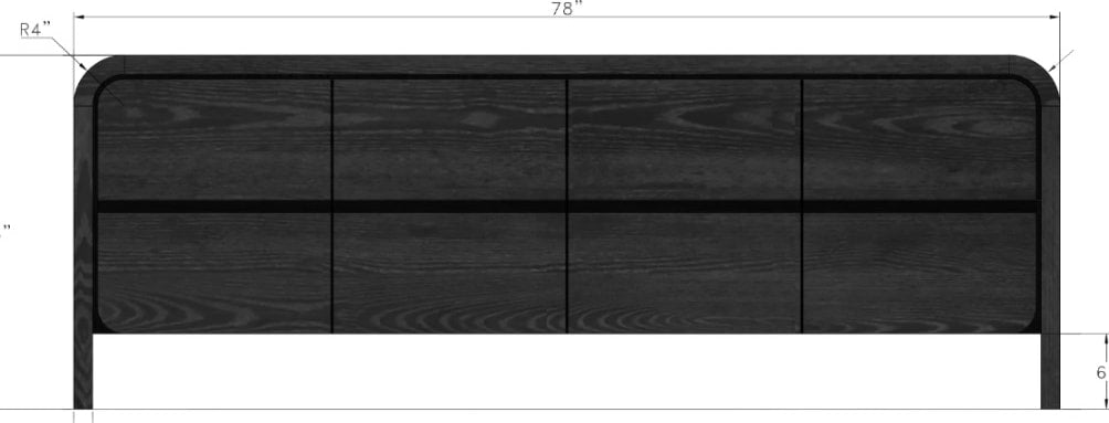 Elora Jet 78" Entertainment Console - Ornate Home