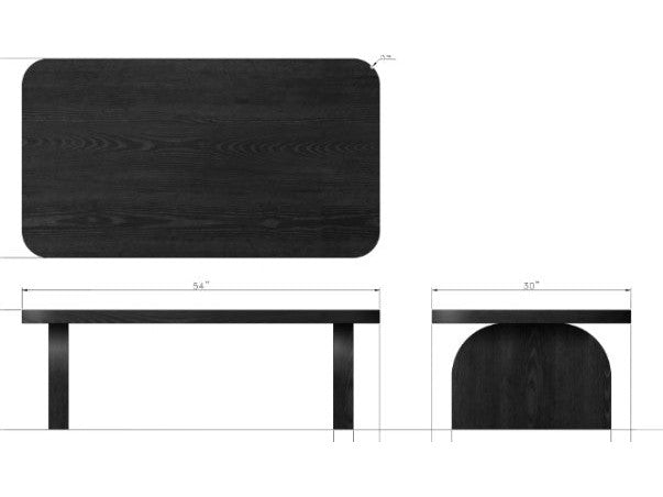 Elora Jet Rectangular Coffee Table - Ornate Home