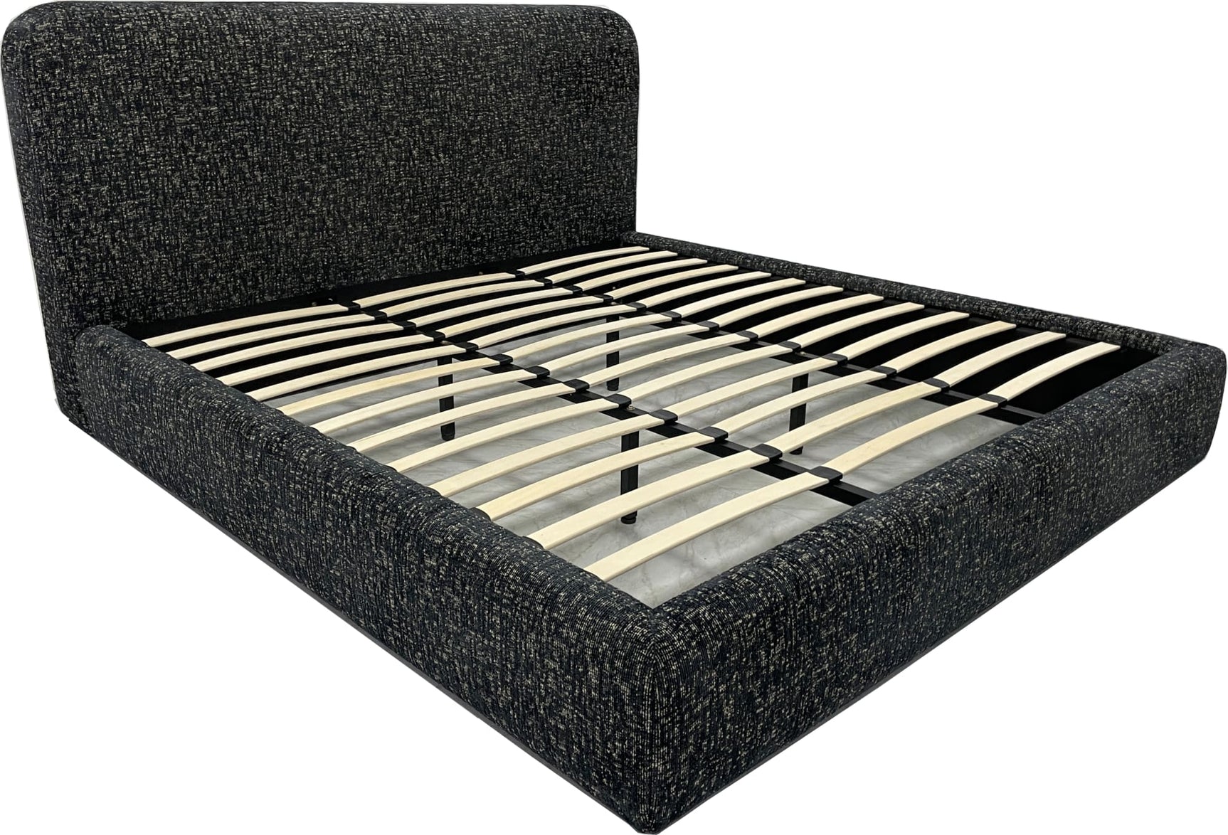 Elora Moonlight King Upholstered Platform Bed - Ornate Home