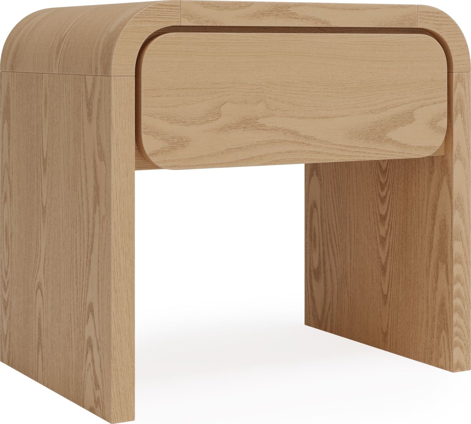 Elora Timber One Drawer Nightstand - Ornate Home