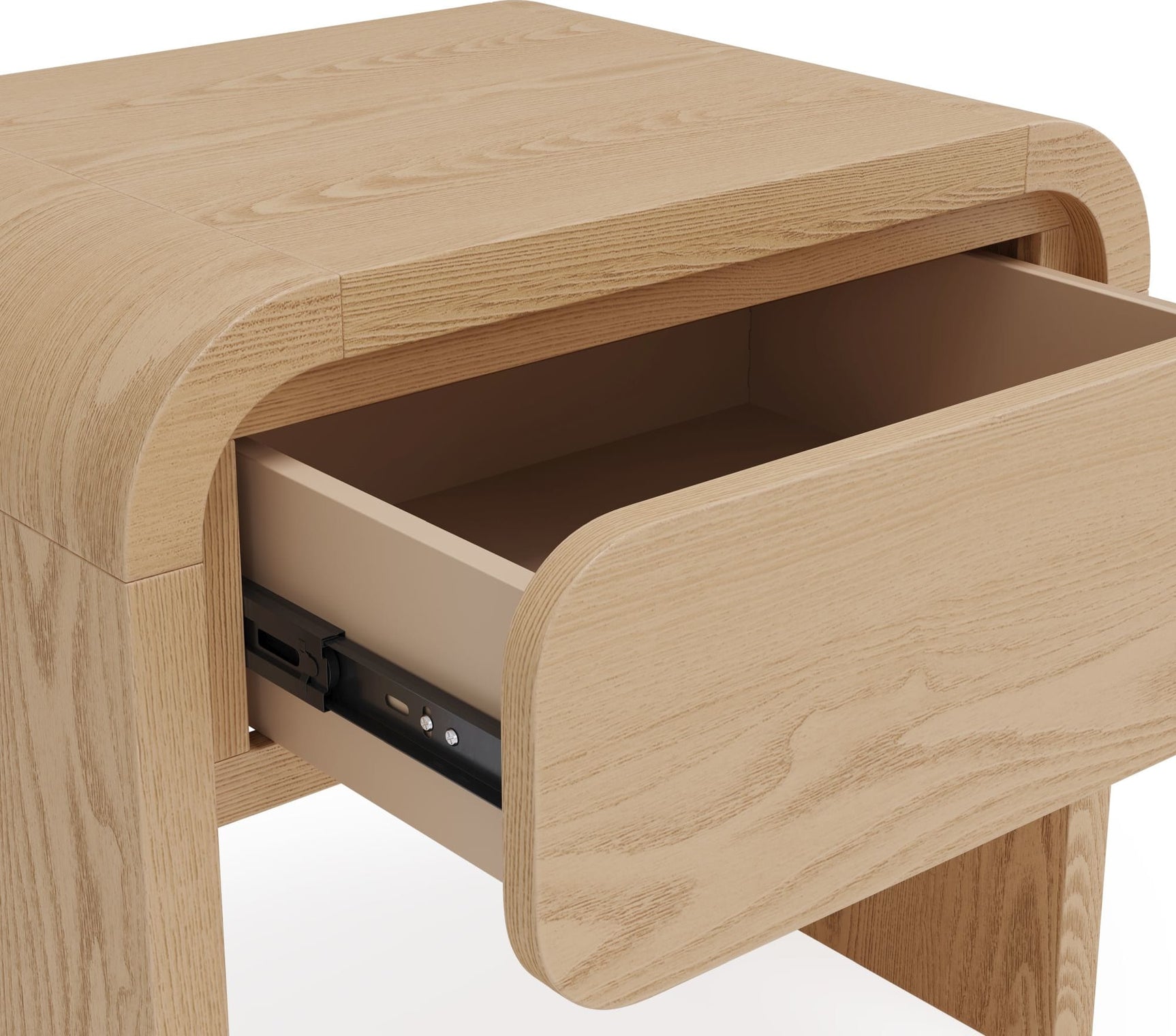 Elora Timber One Drawer Nightstand - Ornate Home