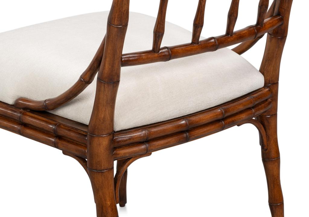 Elora White Chair (Set of 2) - Ornate Home