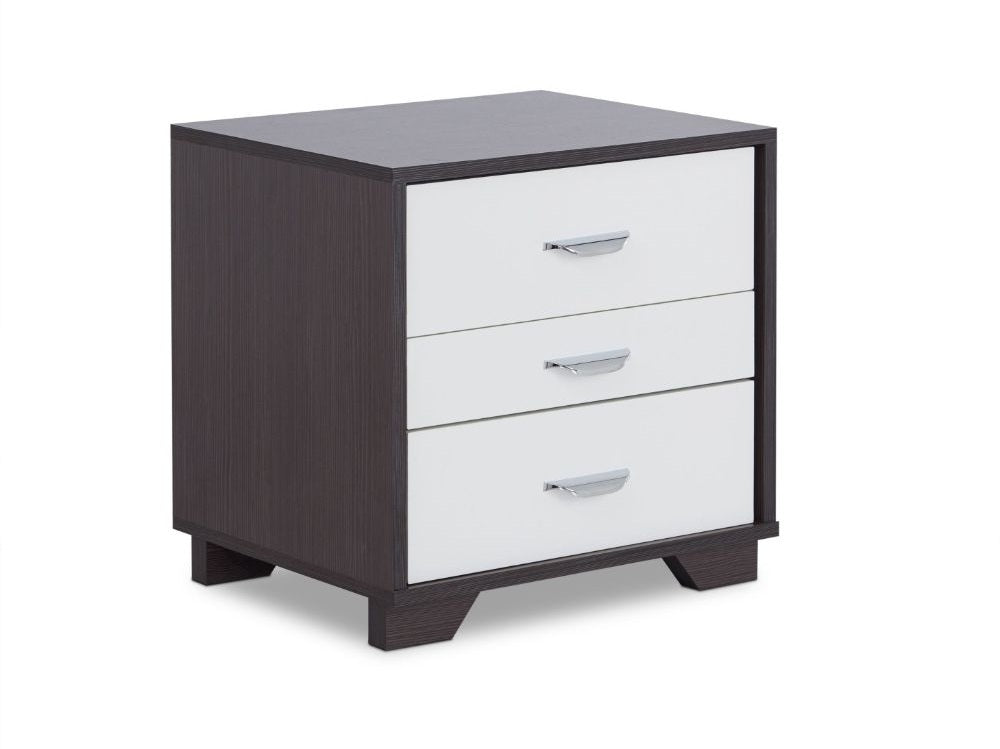 Eloy White & Black Accent Table - Ornate Home