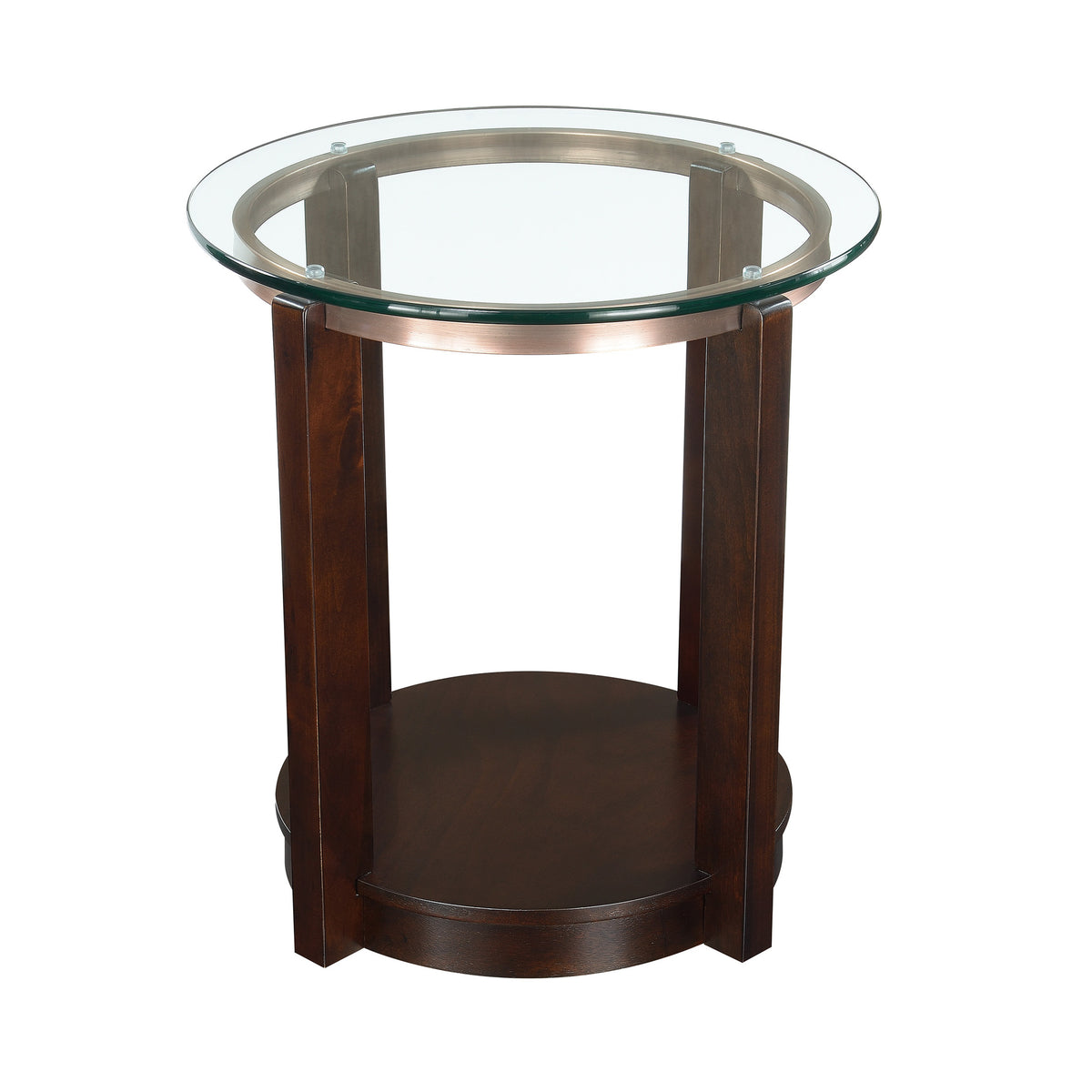 Elsa Espresso End Table - Ornate Home