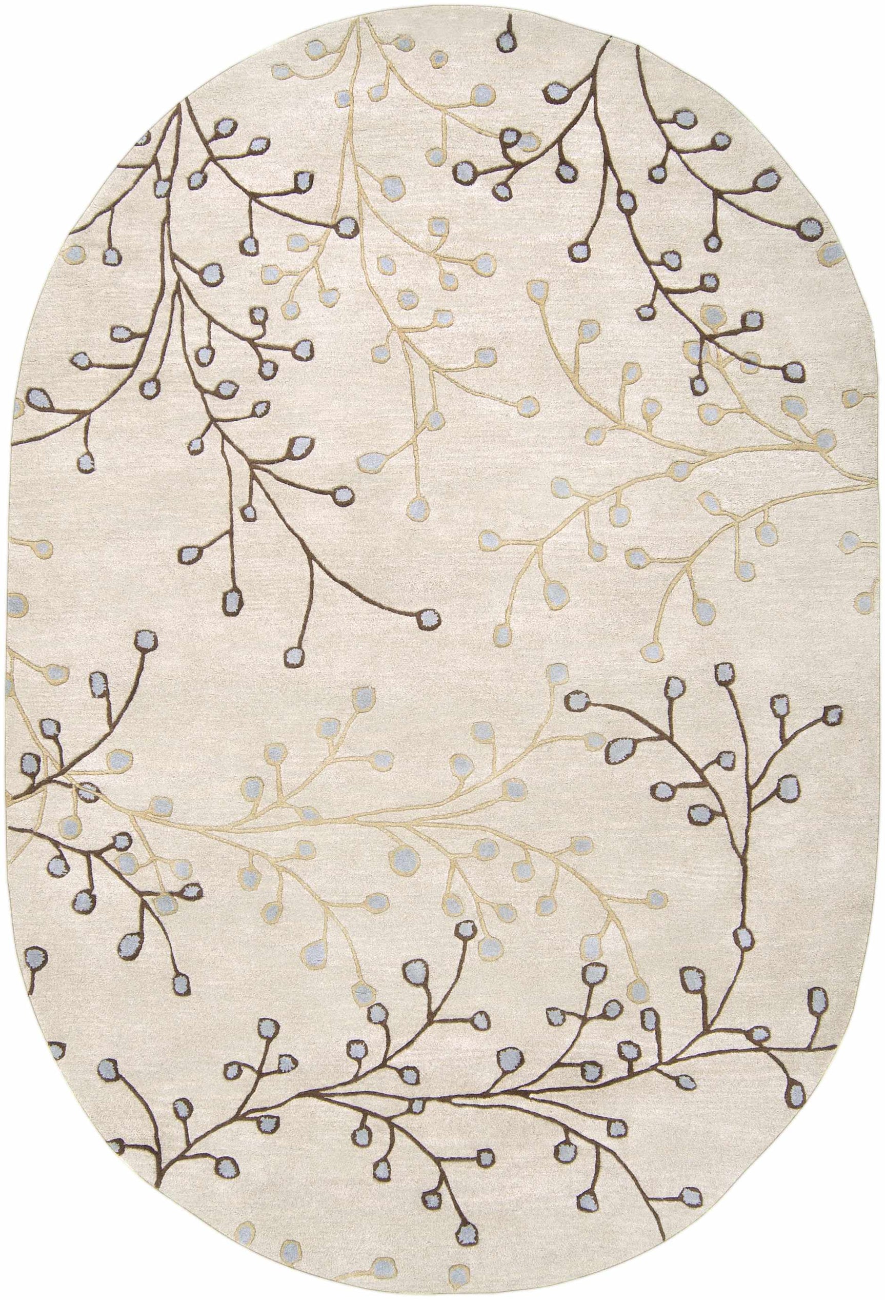 Elsu Beige&Gray Wool Rug - Ornate Home