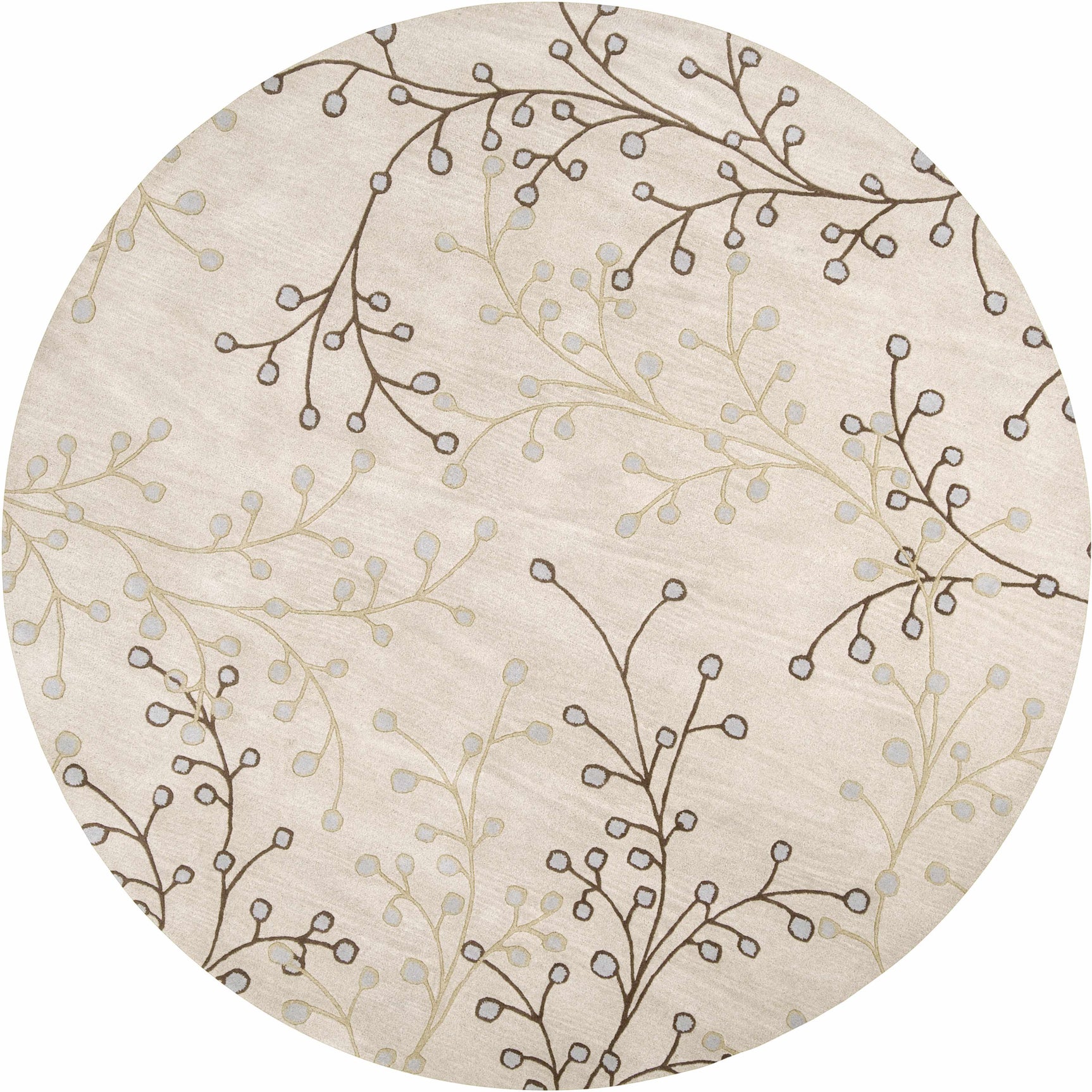 Elsu Beige&Gray Wool Rug - Ornate Home