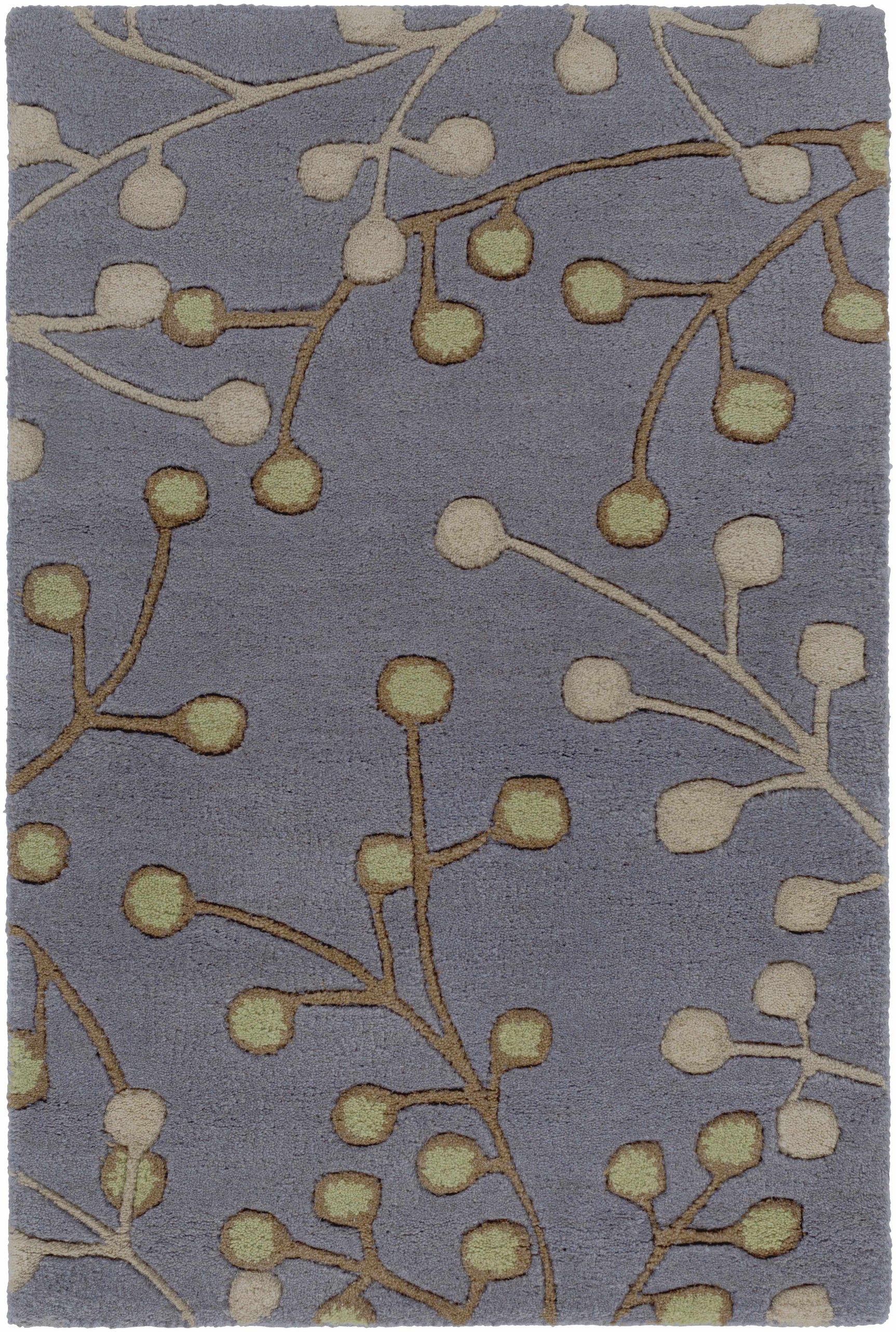 Elsu Brown Beige Wool Rug - Ornate Home