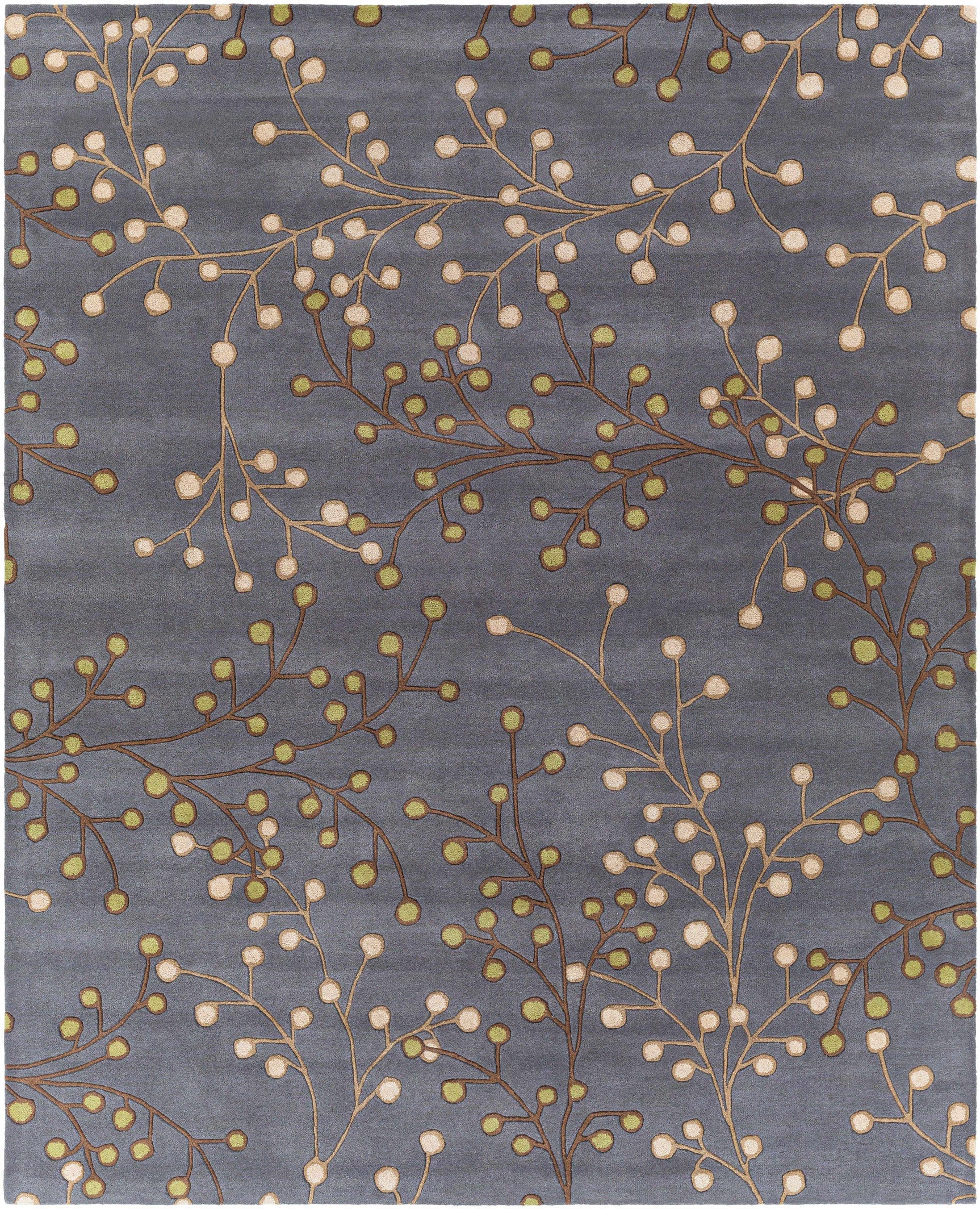 Elsu Brown Beige Wool Rug - Ornate Home