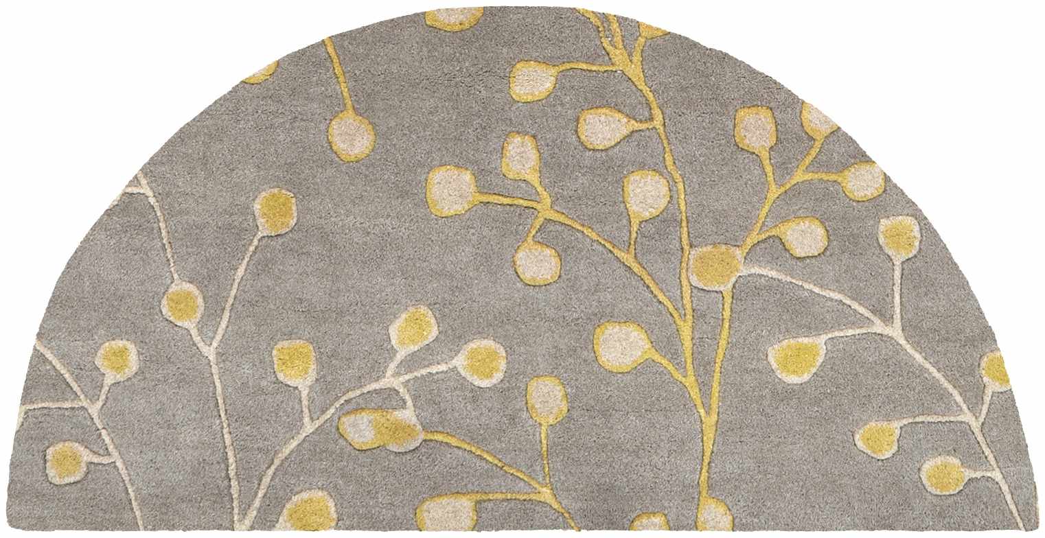 Elsu Mustard Wool Area Rug - Ornate Home