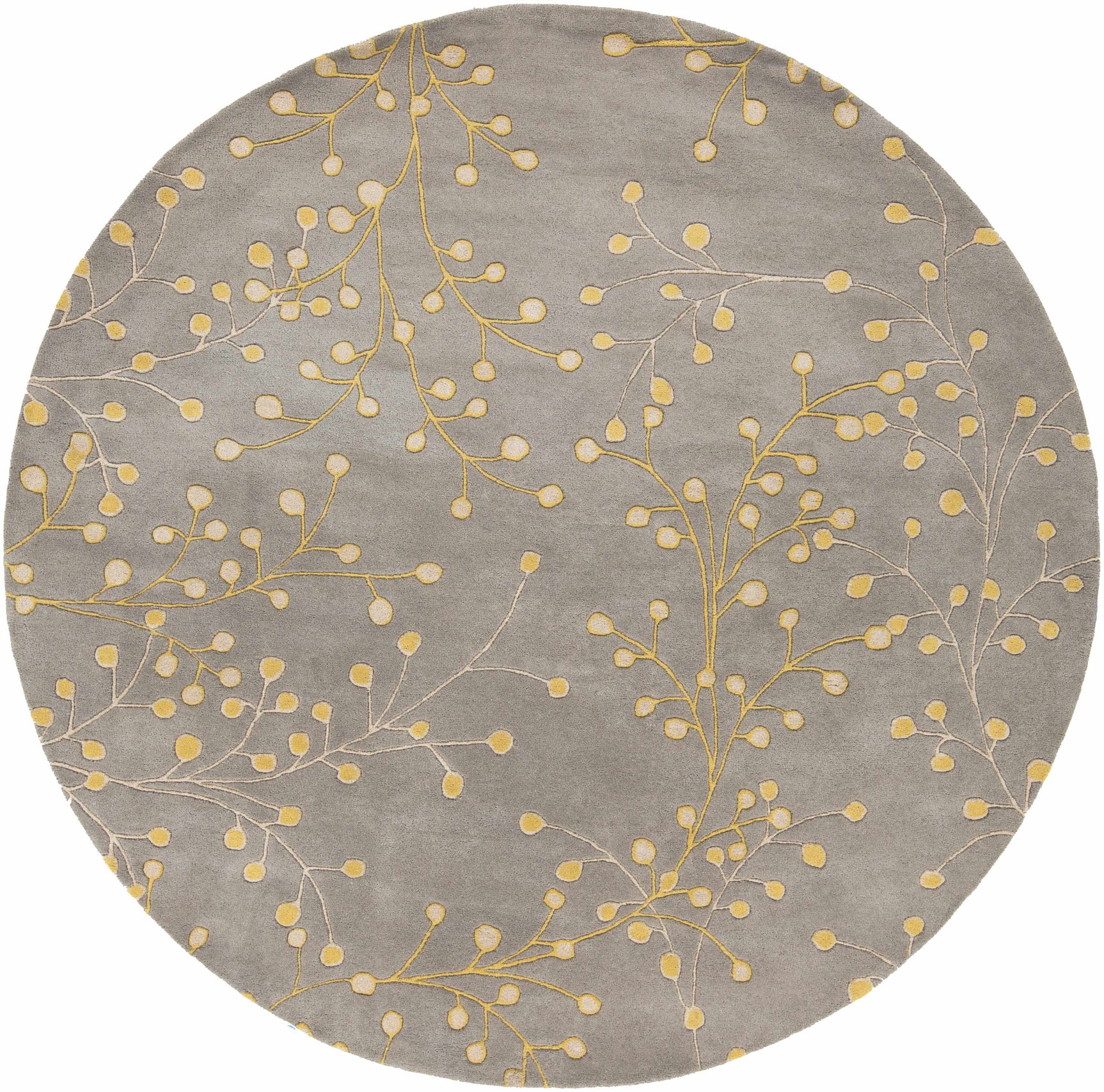 Elsu Mustard Wool Area Rug - Ornate Home
