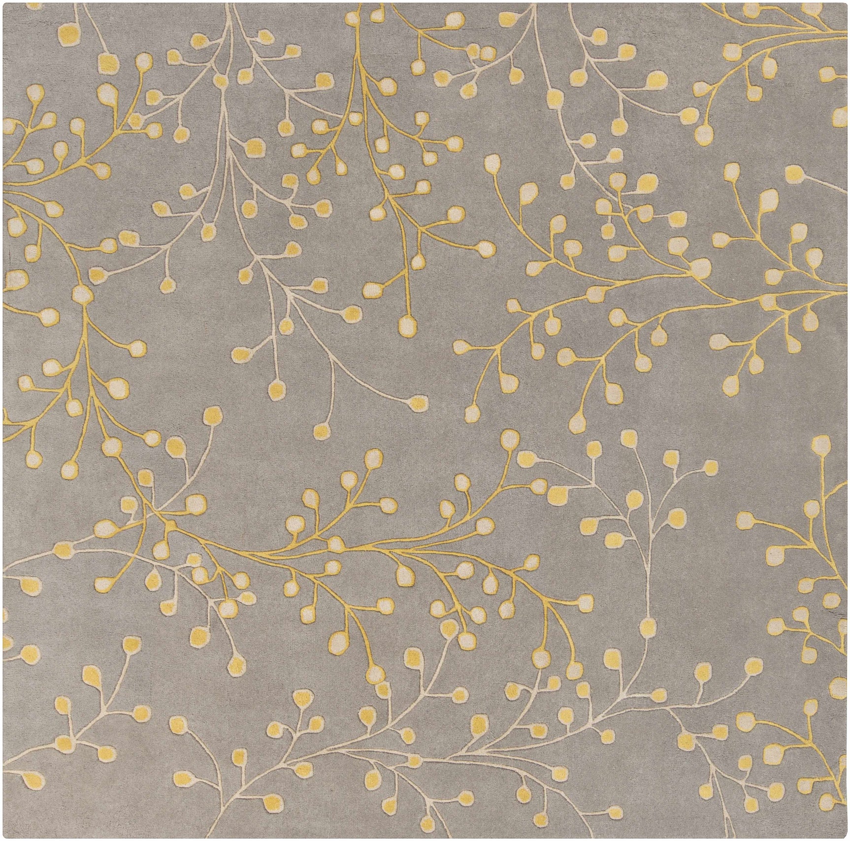 Elsu Mustard Wool Area Rug - Ornate Home