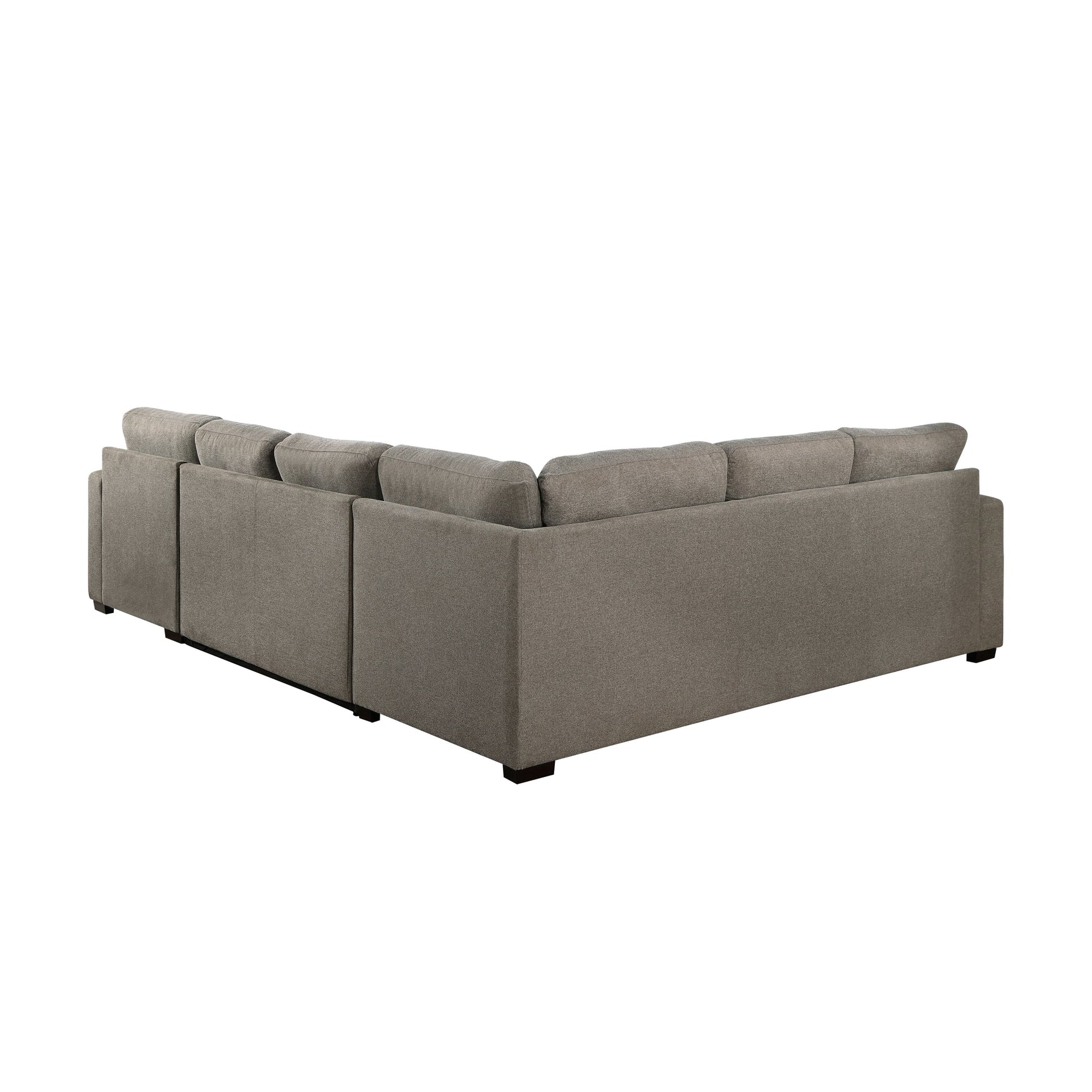 Elton Brown 3-Piece Sectional with Pull-Out Bed w/Right Chaise - Ornate Home