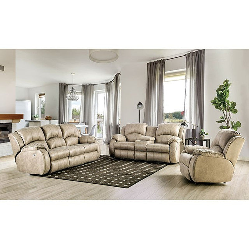 Elton Light Gray Power Loveseat - Ornate Home