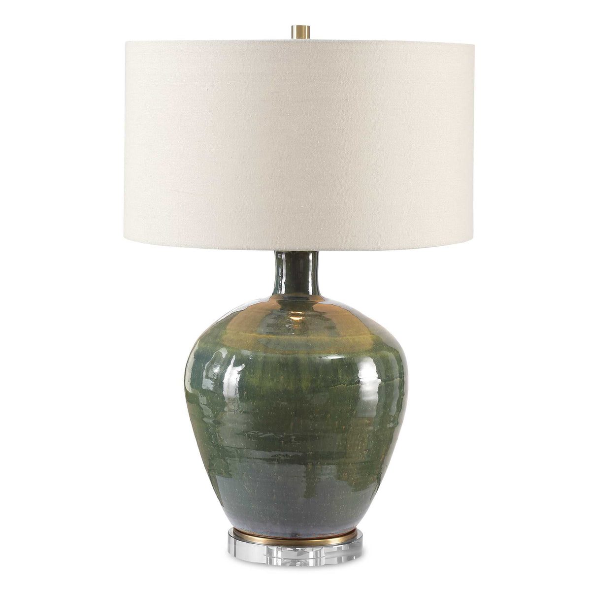 Elva Emerald Table Lamp - Ornate Home