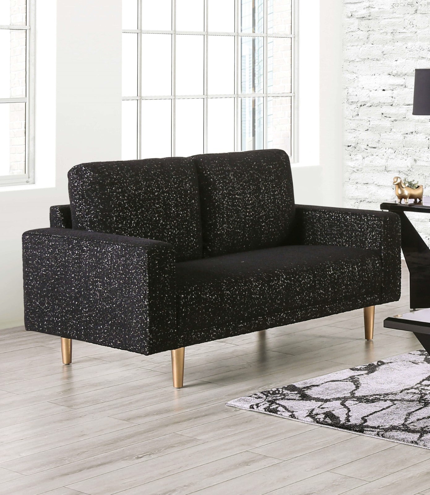 Elverum Black Sofa & Loveseat - Ornate Home
