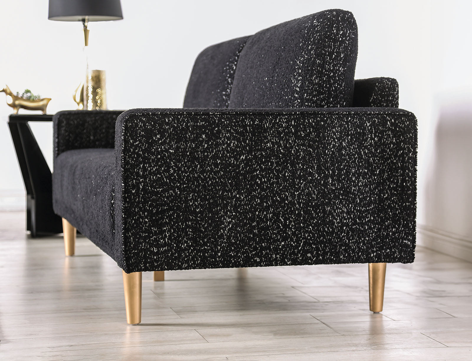 Elverum Black Sofa & Loveseat - Ornate Home