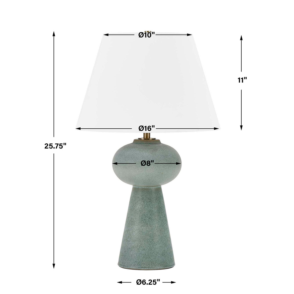 Elwyn Light Blue Table Lamp - Ornate Home