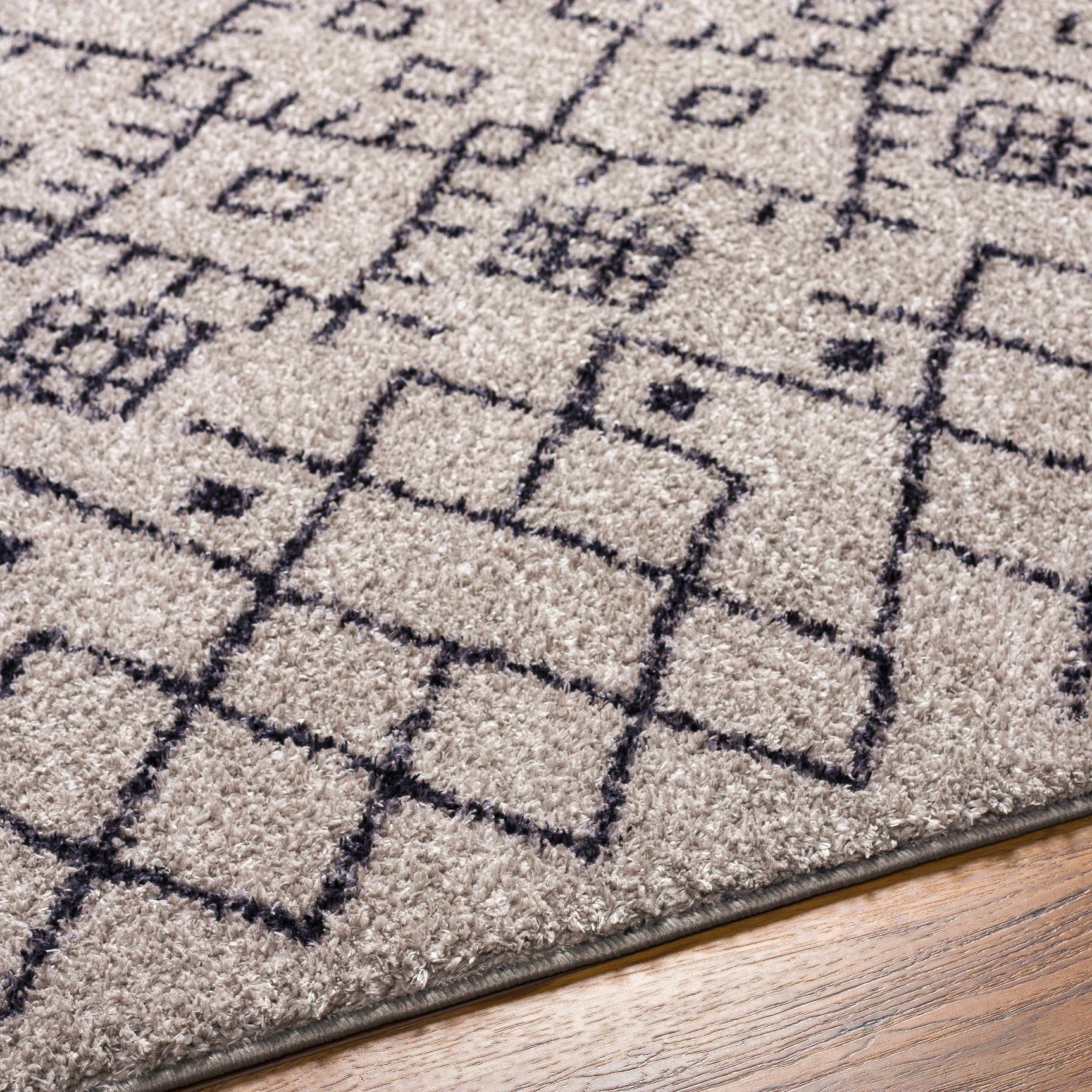 Elyes Gray Washable Area Rug - Clearance - Ornate Home