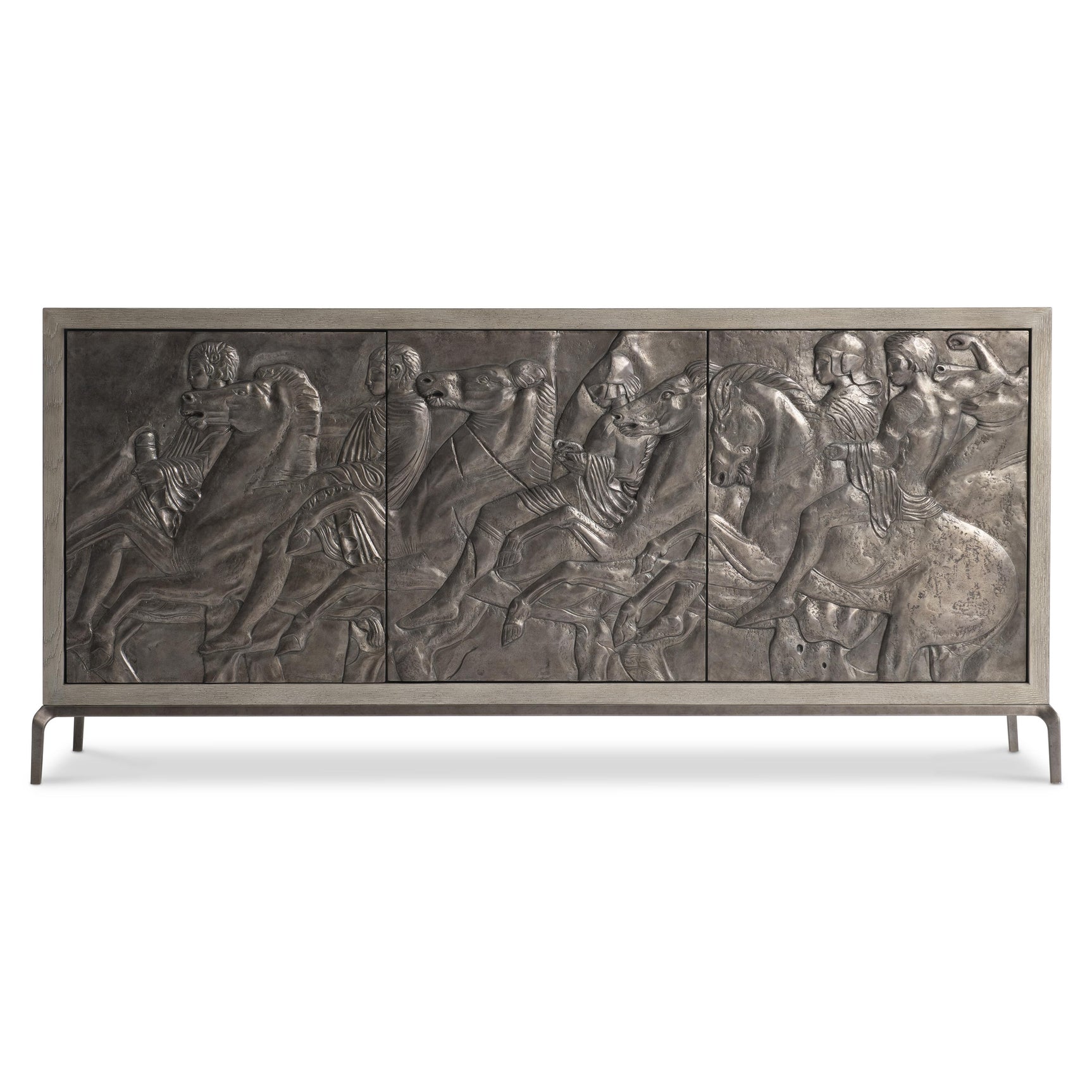 Elysia Dark Bronze/Weathered Greige Buffet - Ornate Home