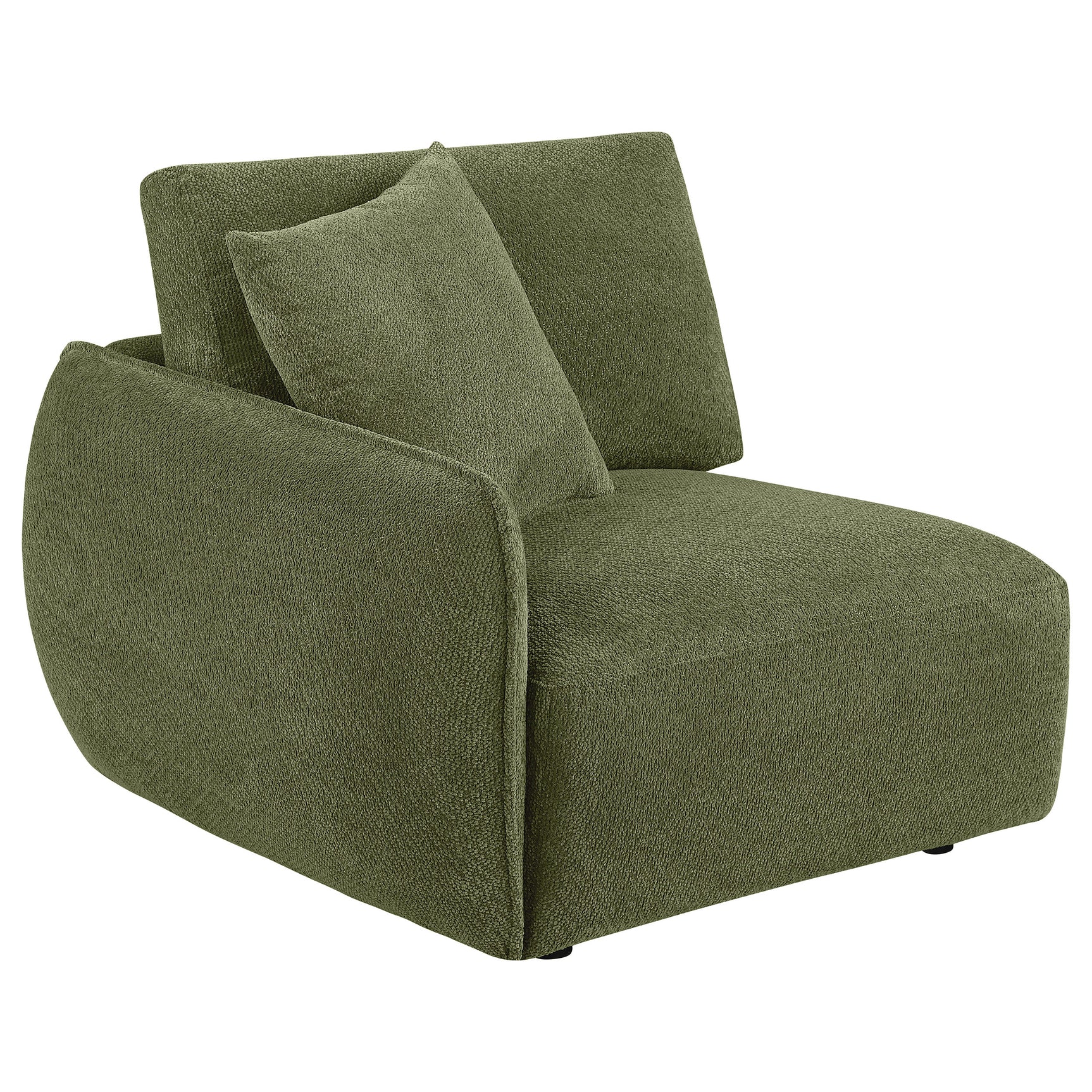 Elysia Green 5-piece Chenille Upholstered Modular Sectional Sofa - Ornate Home