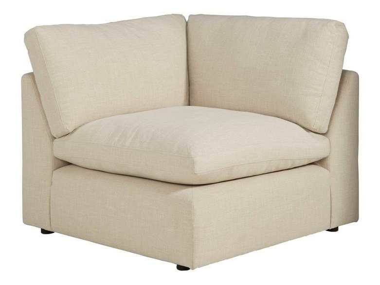 Elyza Linen 5pc Sectional Sofa w/ RAF Corner Chaise (Online Special Price) - Ornate Home