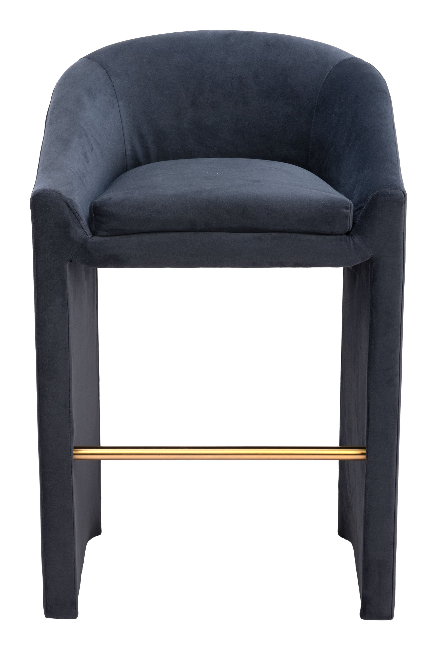 Emas Midnight Gray Barstool - Ornate Home