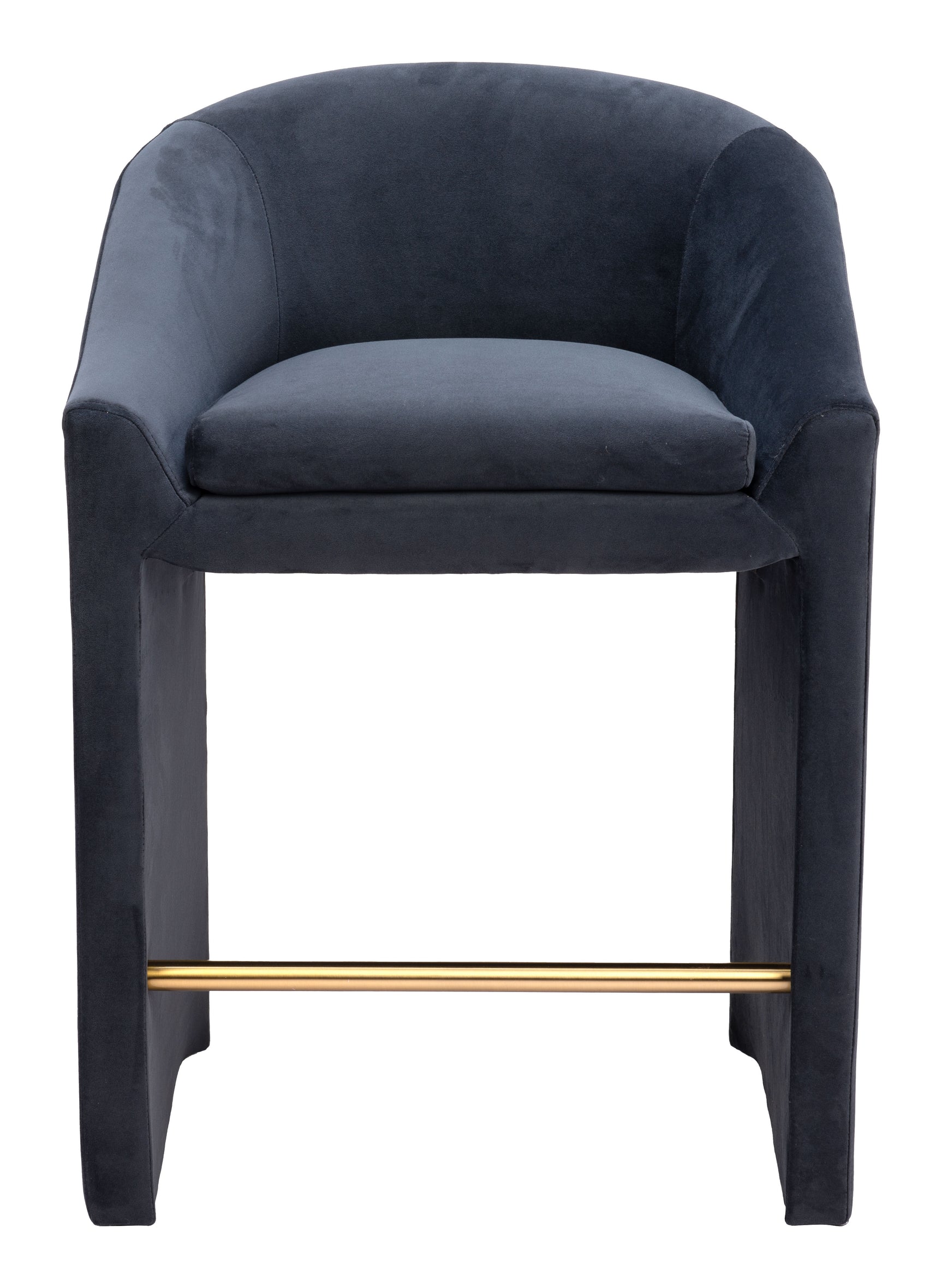 Emas Midnight Gray Counter Stool - Ornate Home