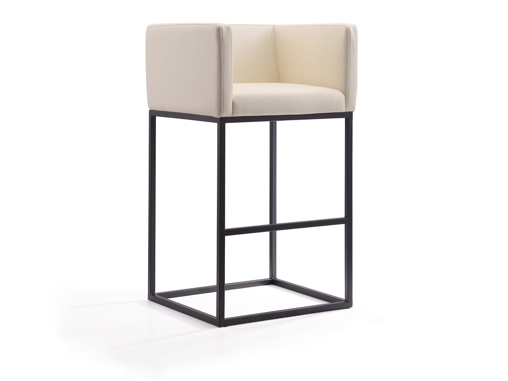 Embassy Barstool in Cream and Black - Ornate Home